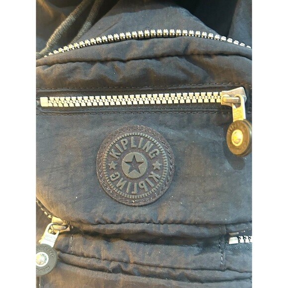 Kipling Alicia Navy Blue Backpack Foldable Travel Adjustable Straps Light Weight main image 11